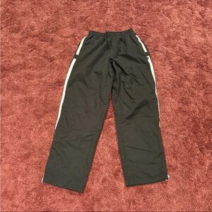 Men's Black Joggers with White Accents